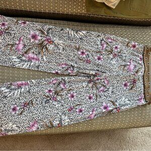 White House Black Market Wide Leg Pants & Matching Halter XS